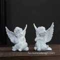 2 مجموعه مجسمه مجسمه فرشته کوچک